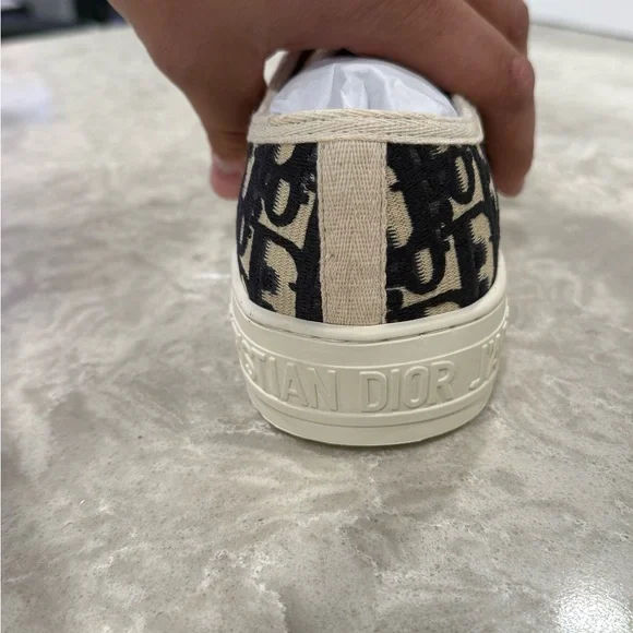 Dior Black and Cream Patterned Sneakers Dior | Shoes | Dior Womens Sneakers In Black And Cream  main image 2